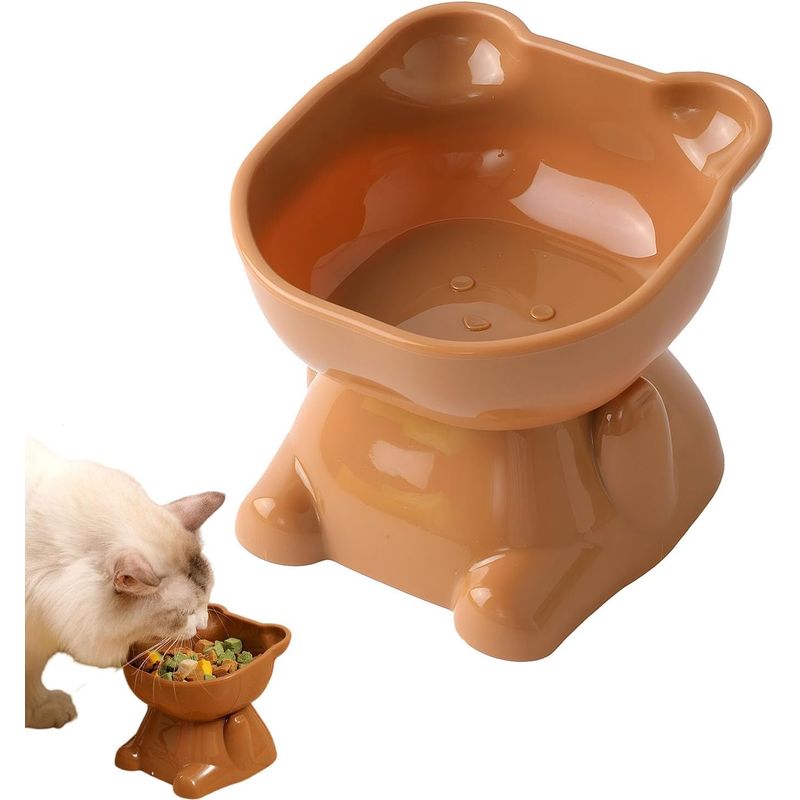 UAMLY Gamelles pour chats, Gamelle haute