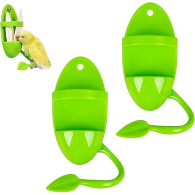 UAMLY Support à nourriture squelette pour oiseaux de compagnie