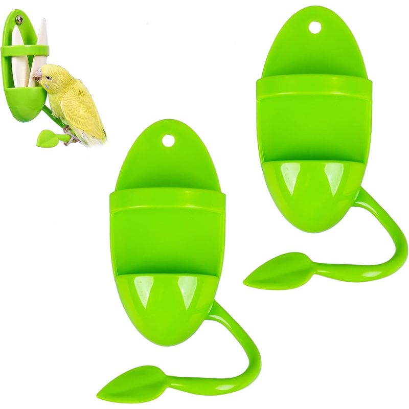 UAMLY Support à nourriture squelette pour oiseaux de compagnie