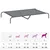 vidaXL lit surélevé pour chien Tissu vidaXL lit surélevé pour chien Tissu