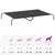 vidaXL lit surélevé pour chien Tissu vidaXL lit surélevé pour chien Tissu