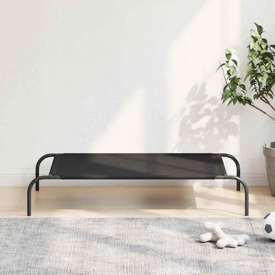 vidaXL lit surélevé pour chien Tissu