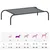 vidaXL lit surélevé pour chien Tissu vidaXL lit surélevé pour chien Tissu