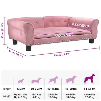 vidaXL lit pour chien Velours vidaXL lit pour chien Velours