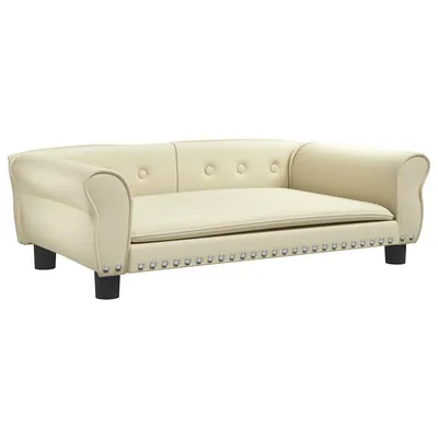 vidaXL lit pour chien Cuir artificiel