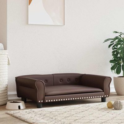 vidaXL lit pour chien Faux cuir