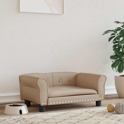 vidaXL lit pour chien Faux cuir
