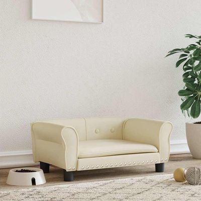vidaXL lit pour chien Faux cuir