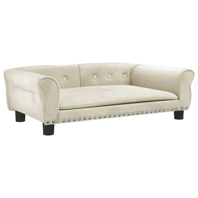 vidaXL lit pour chien Cuir artificiel