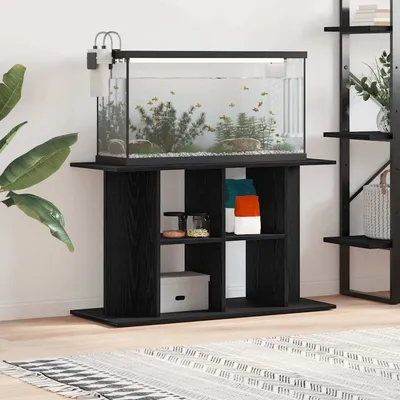 vidaXL support d'aquarium Bois d'ingénierie