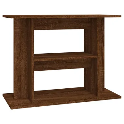 vidaXL support pour aquarium Bois d'ingénierie