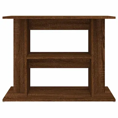 vidaXL support pour aquarium Bois d'ingénierie