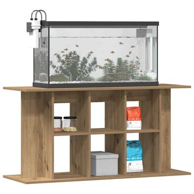 vidaXL support pour aquarium Bois d'ingénierie