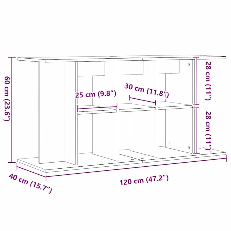 vidaXL support pour aquarium