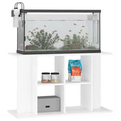 vidaXL support pour aquarium Bois d'ingénierie