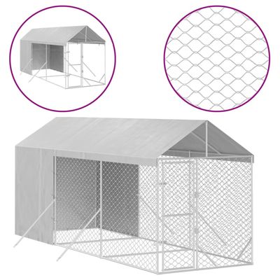 vidaXL chenil extérieur pour chiens