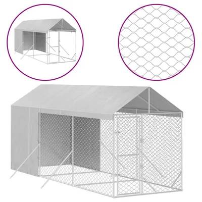 vidaXL chenil extérieur pour chiens Acier vidaXL chenil extérieur pour chiens Acier