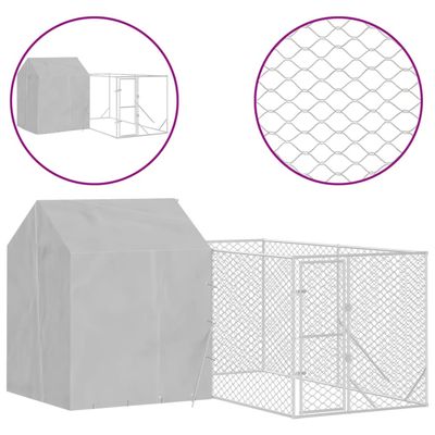 vidaXL chenil extérieur pour chiens Acier