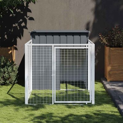 vidaXL niche pour chien Acier