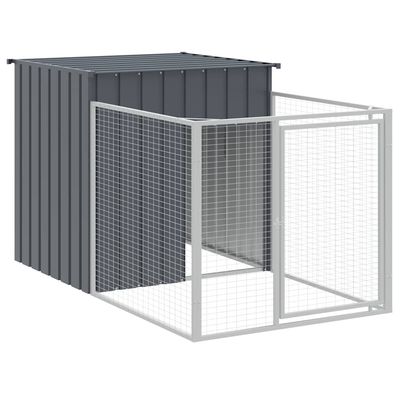 vidaXL niche pour chien Acier
