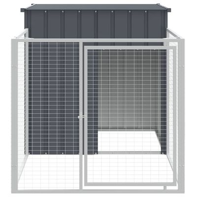 vidaXL niche pour chien Acier