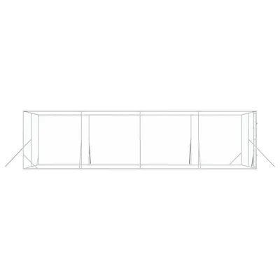 vidaXL chenil extérieur pour chiens Acier