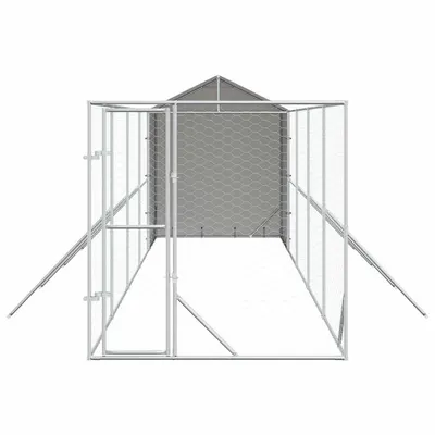 vidaXL chenil extérieur pour chiens Acier