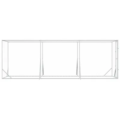 vidaXL chenil extérieur pour chiens Acier