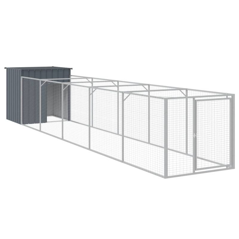vidaXL niche pour chien Acier