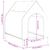 vidaXL niche pour chien Tissu
