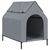 vidaXL niche pour chien Tissu