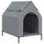 vidaXL niche pour chien Tissu
