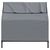 vidaXL niche pour chien Tissu