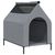 vidaXL niche pour chien Tissu