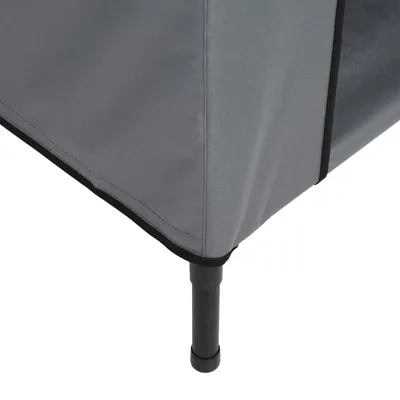 vidaXL niche pour chien Tissu