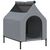 vidaXL niche pour chien Tissu