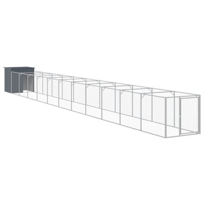 vidaXL niche pour chien Acier