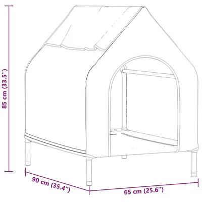 vidaXL Maison pour animaux Polyester