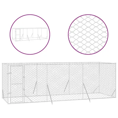 vidaXL chenil extérieur pour chiens Acier vidaXL chenil extérieur pour chiens Acier