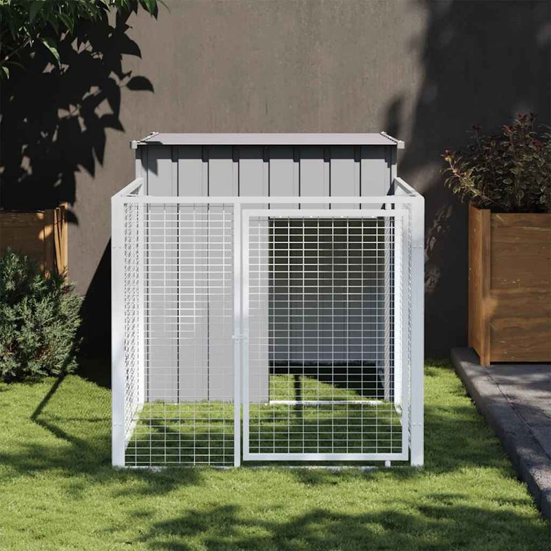 vidaXL niche pour chien Acier