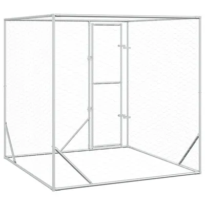 vidaXL chenil extérieur pour chiens Acier