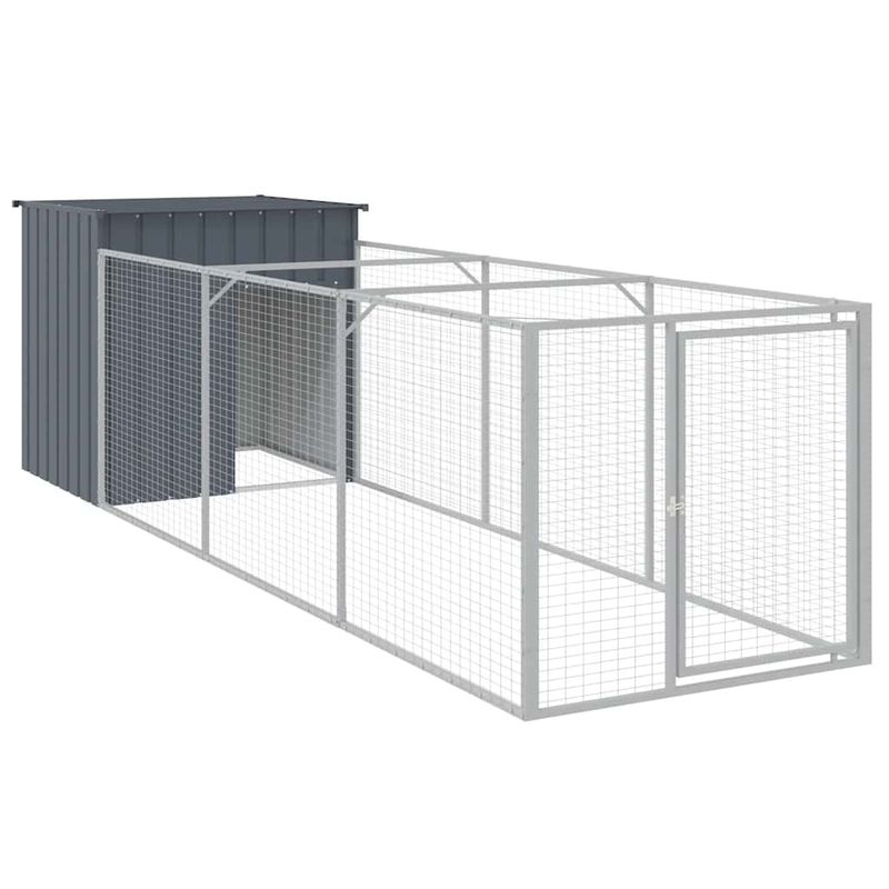 vidaXL niche pour chien Acier