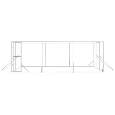 vidaXL chenil extérieur pour chiens Acier