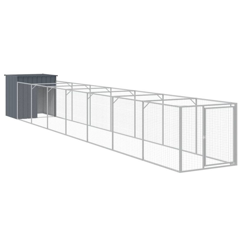 vidaXL niche pour chien Acier