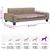 vidaXL lit pour chien Cuir artificiel