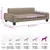 vidaXL lit pour chien Cuir artificiel