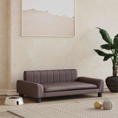 vidaXL lit pour chien Faux cuir