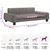 vidaXL lit pour chien Tissu