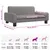 vidaXL lit pour chien Cuir artificiel