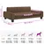 vidaXL lit pour chien Tissu